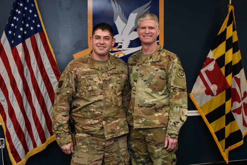 Wing Commander Gives Out Safety Challenge Coins