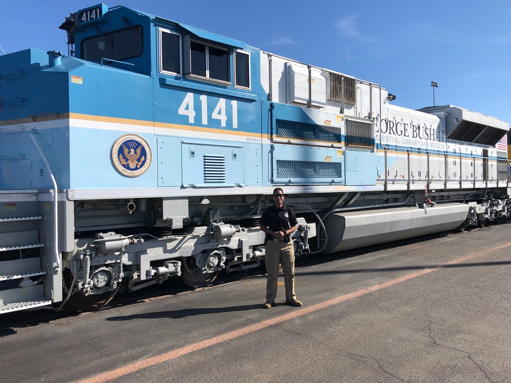 Working on the Bush funeral train detail: “It was the chance of a lifetime”