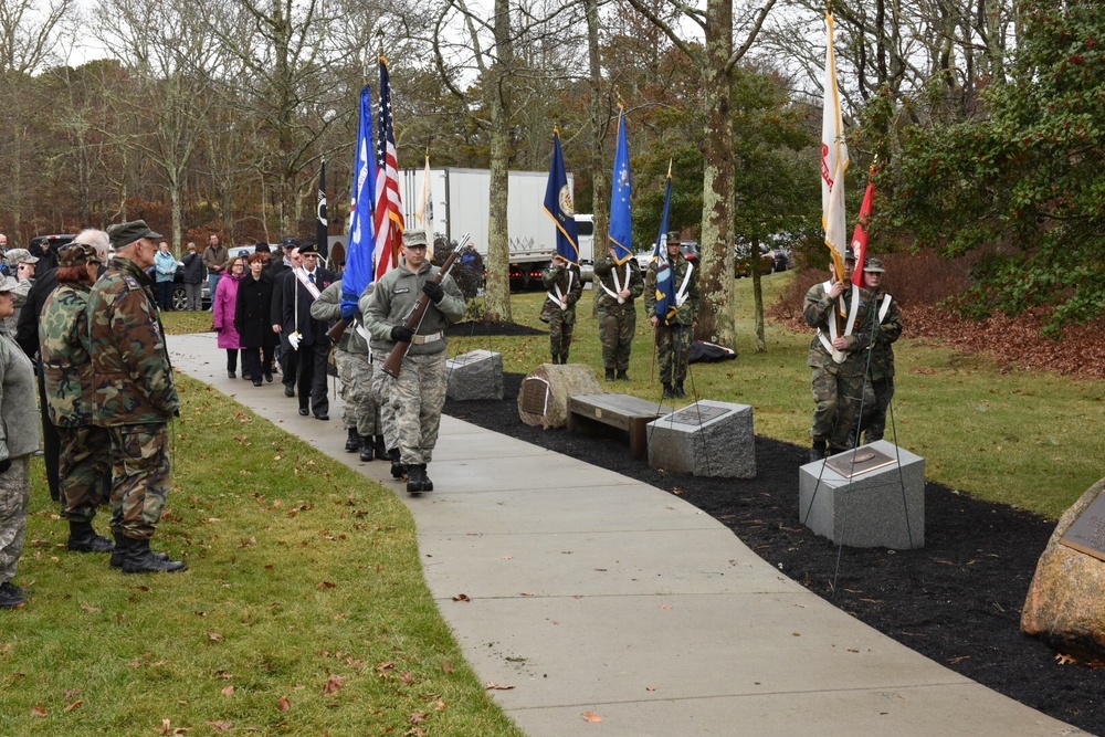 Wreaths Across America event held at National Veterans Cemetery in Bourne, Mass.