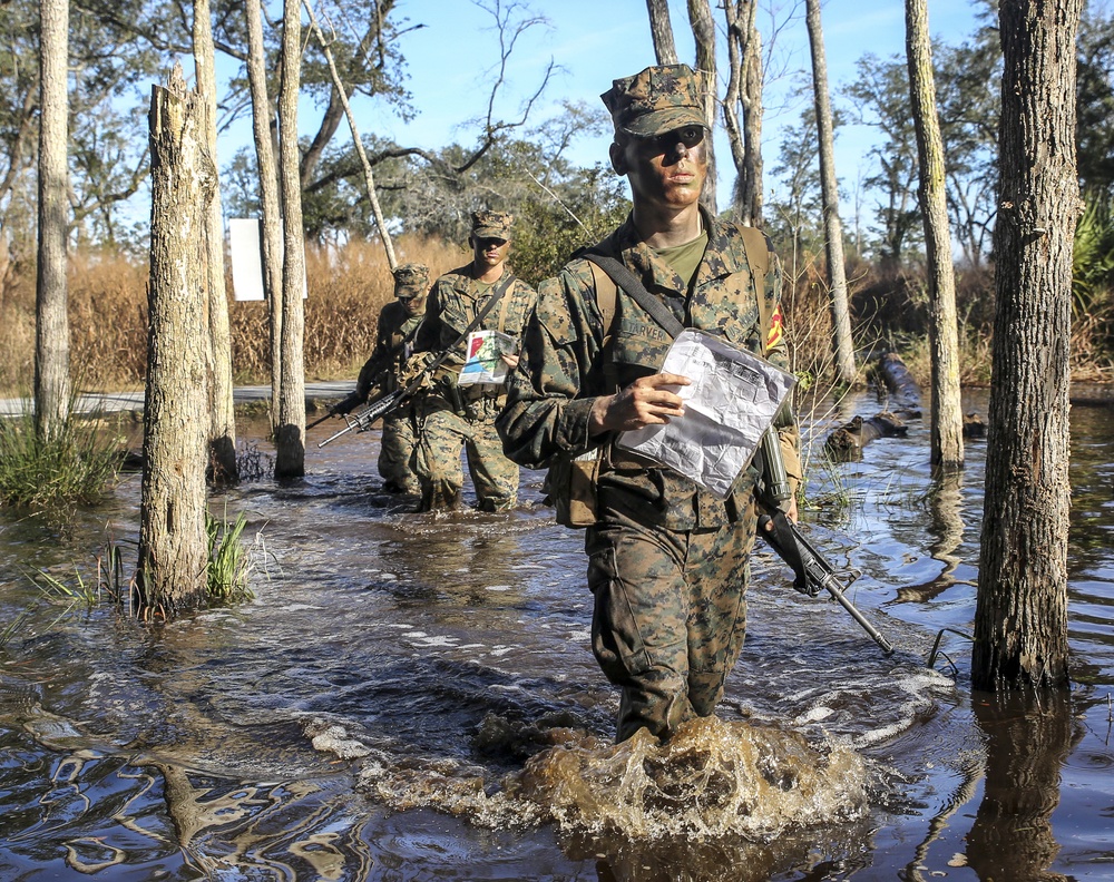 Hotel and Oscar Company Land Navigation Course 1/8/2019