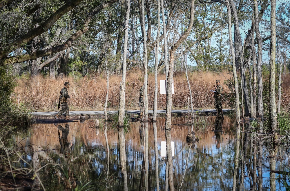 Hotel and Oscar Company Land Navigation Course 1/8/2019