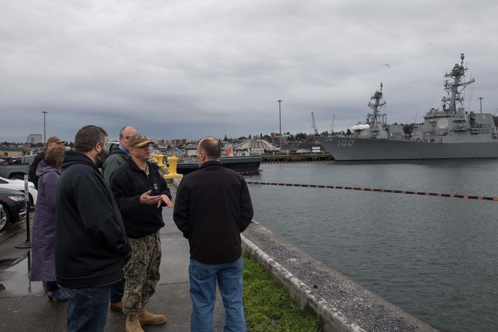 Stillaguamish Tribe Visits Naval Station Everett