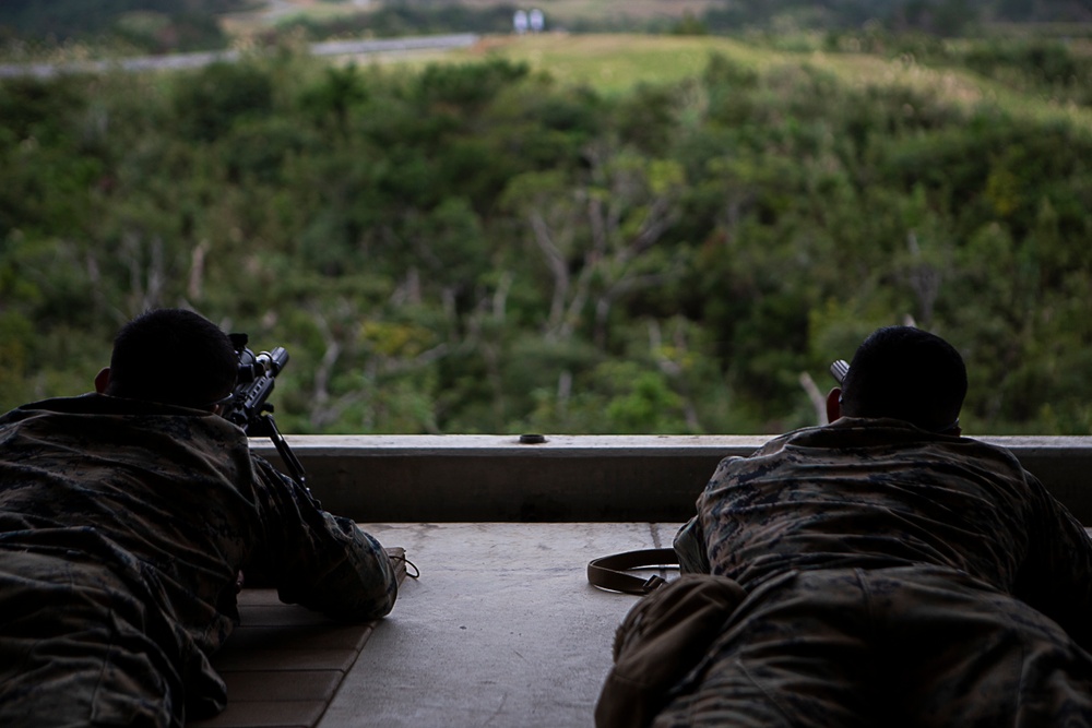 Charlie Company Marines build machine gun, designated marksman capabilities