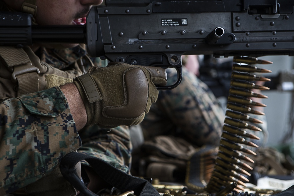 Charlie Company Marines build machine gun, designated marksman capabilities