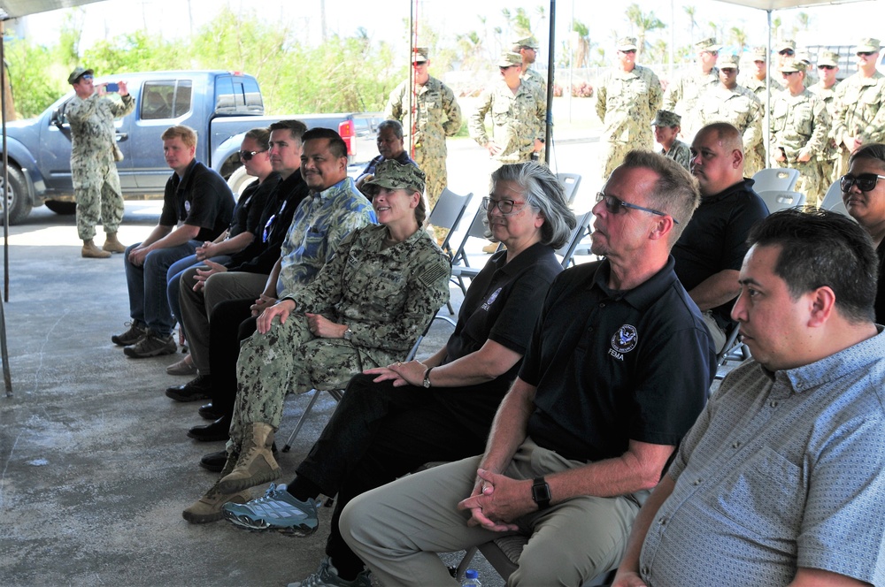 Joint Task Group Engineers arrive on Saipan; continue recovery efforts