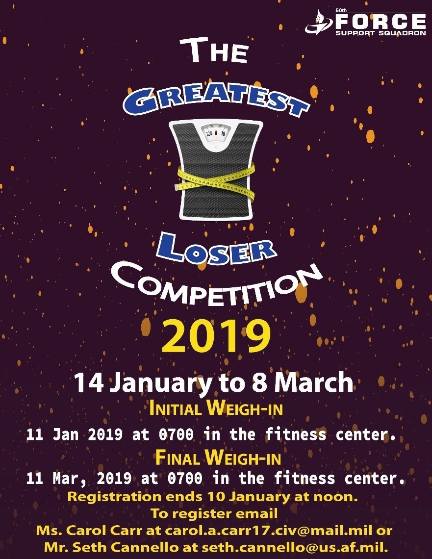 Greatest Loser Competition to encourage healthy habits year-round