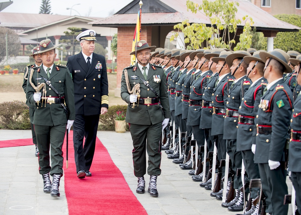 USINDOPACOM Commander Visits Nepal