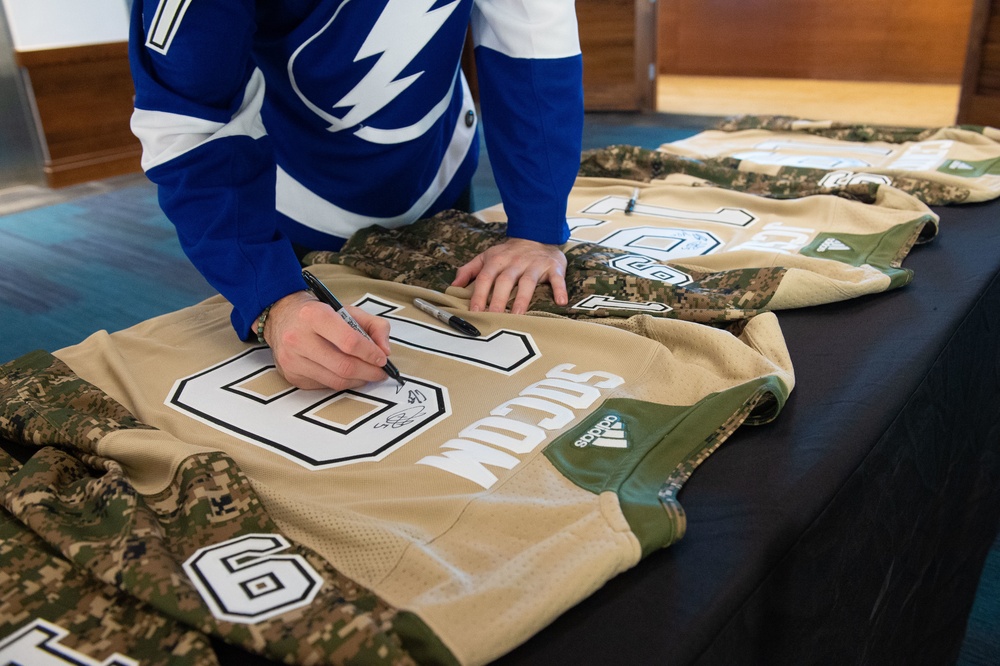 Tampa Bay Lightning hosts military appreciation luncheon for MacDill service members