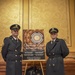 Staff Sgt. Phillip Slocum and Spc. Brandon Cohoon at the 100th legislature swearing-in of senate members