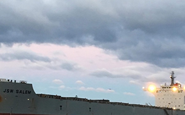 Coast Guard assists aground cargo ship near Virginia Beach, Va.