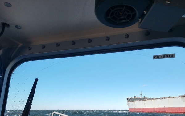 Coast Guard assists aground cargo ship near Virginia Beach, Va.