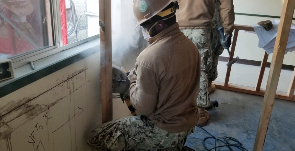 Seabees Renovate Military Working Dog Facility