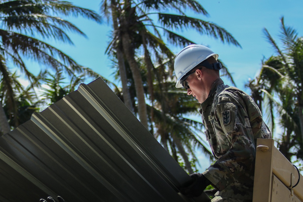 Joint Task Group Engineers arrive on Saipan; continue recovery efforts