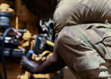 Generating Power: Aviation Soldier Provides Power to the Battalion