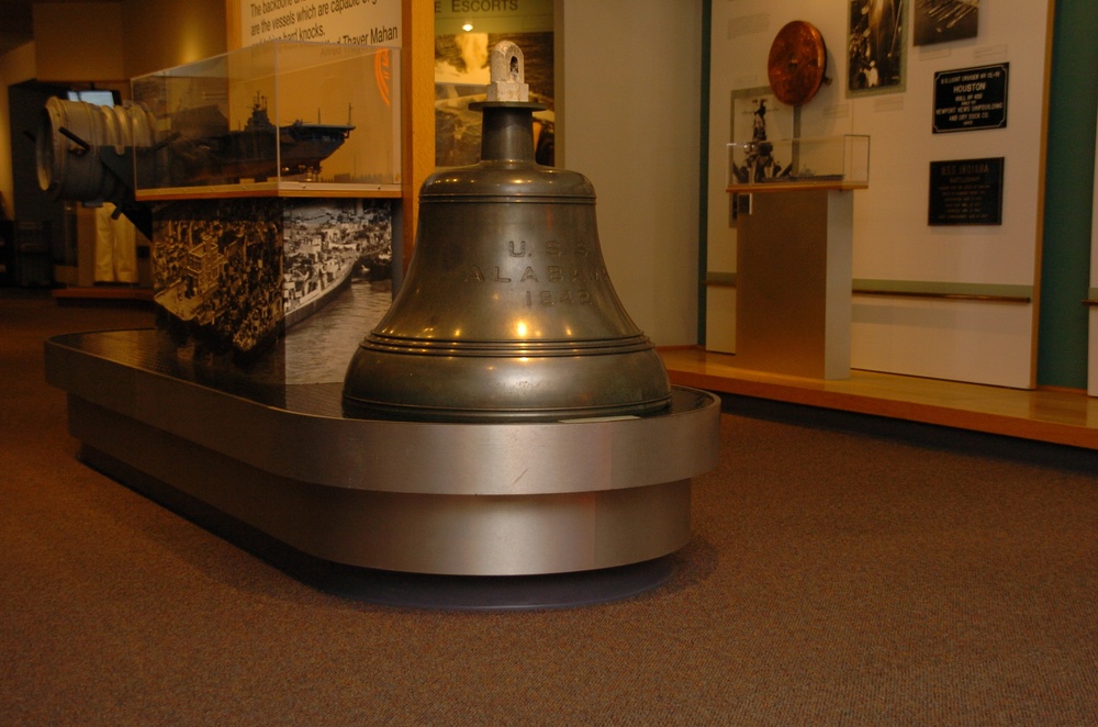 Ships bell from USS Alabama (BB 60)