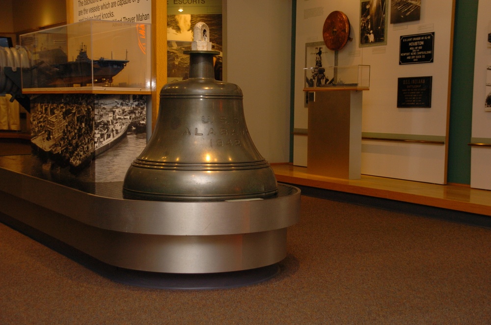 Ships bell from USS Alabama (BB 60)