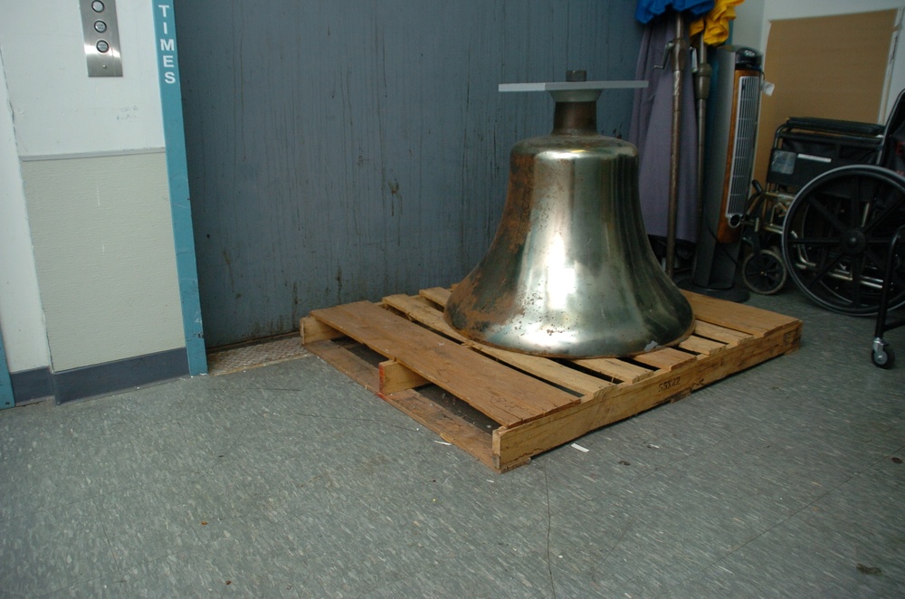 Ships bell from USS Wisconsin (BB 64)