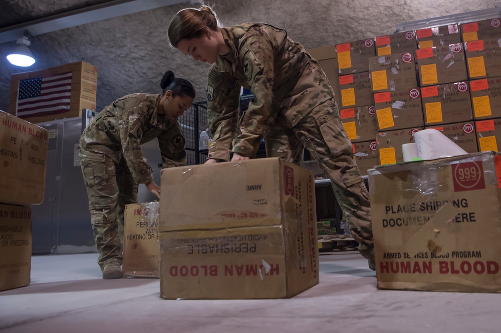 Medical Airmen, volunteers keep blood supply flowing