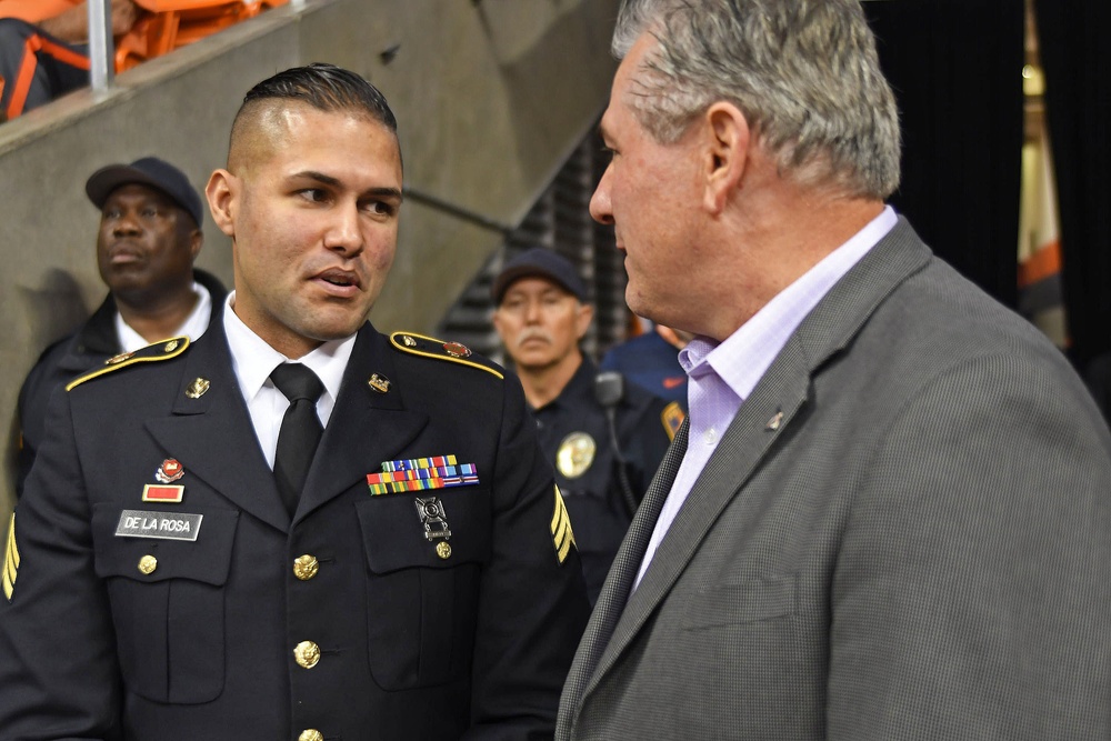 210th RSG Soldier honored during Fort Bliss, UTEP Soldier Recognition