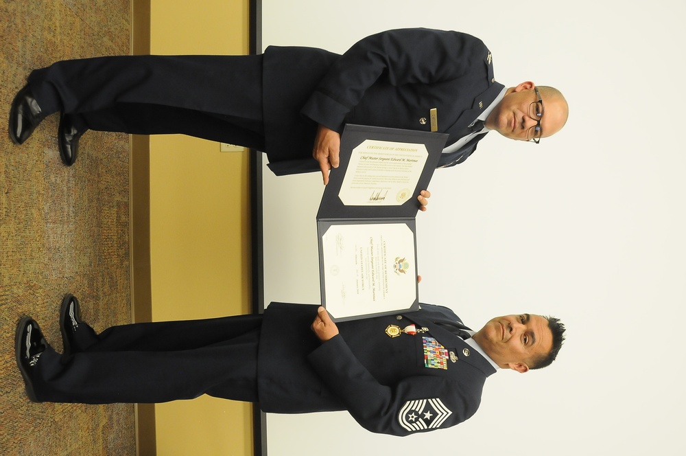 Command Chief Master Sergeant Edward Martinez Retirement Ceremony