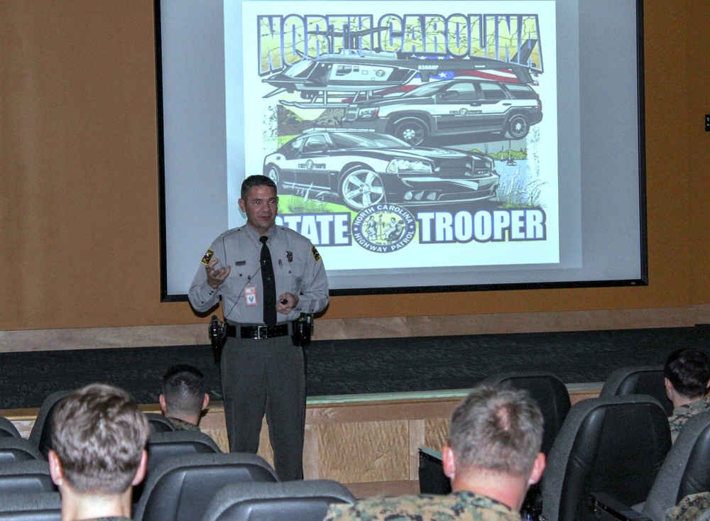 NC State Trooper helps Marine Raiders arrive alive