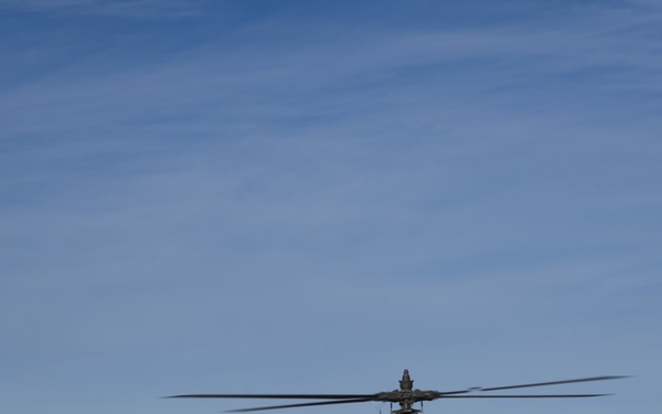 AH-64D Apache helicopter visits Team JSTARS