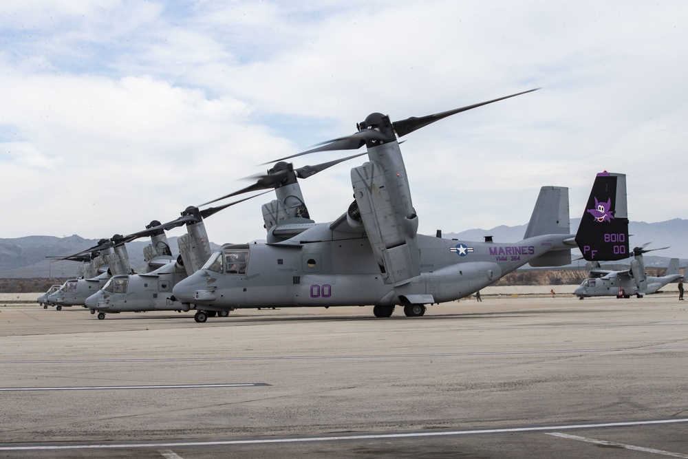 : Look up: 3rd MAW formation flight over MCAS Camp Pendleton