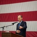 First Commanding Officer Delivers Speech