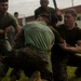 U.S. Marines practice crowd control techniques