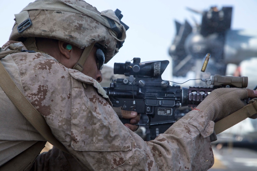 USS Essex Bravo Company Rifle Range