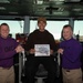U.S. Sailors receives Sailor of the Day award