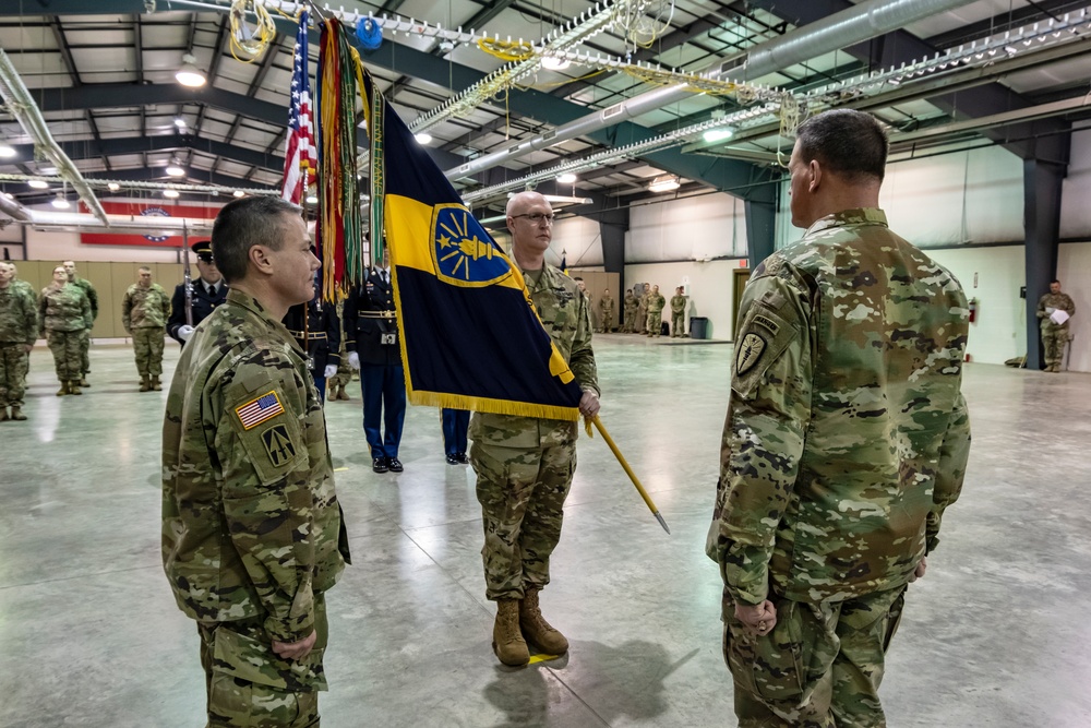 81st Greets New Commander