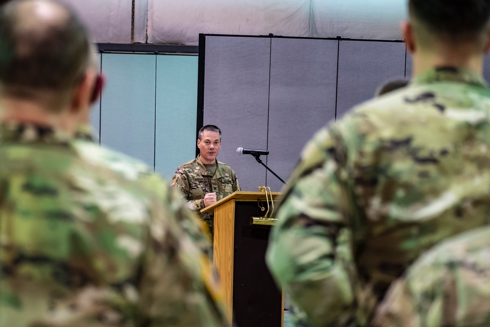 81st Greets New Commander