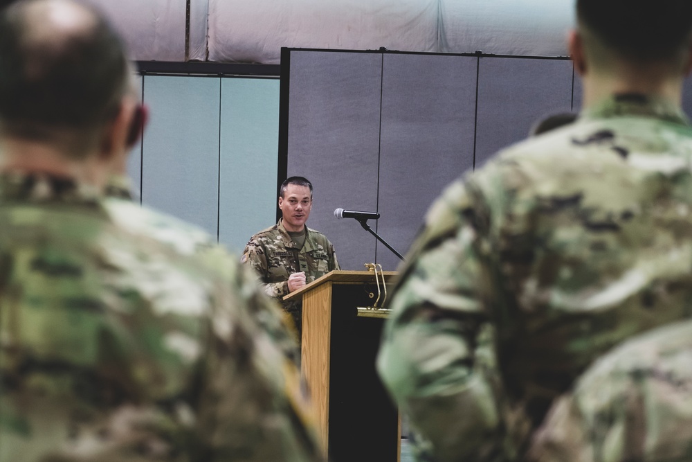 81st Greets New Commander