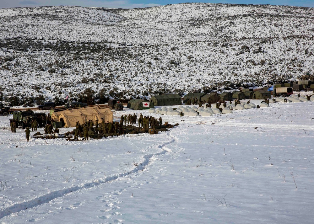 U.S. Marines train in Volos, Greece during ATG 2019