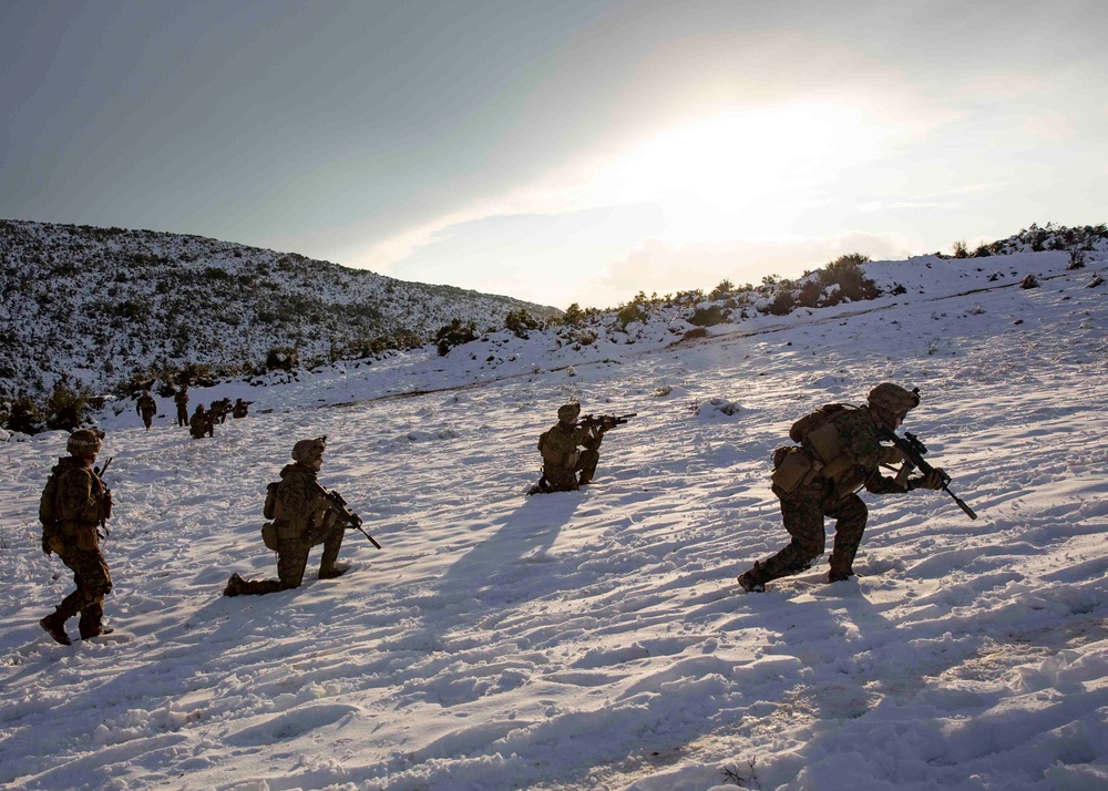 U.S. Marines train in Volos, Greece during ATG 2019