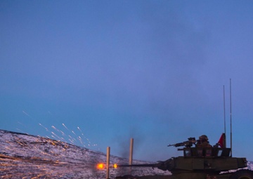 U.S. Marine LAVs train in Volos, Greece during ATG 2019