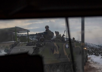 U.S. Marine train with Hellenic Marines in Volos, Greece during ATG 2019