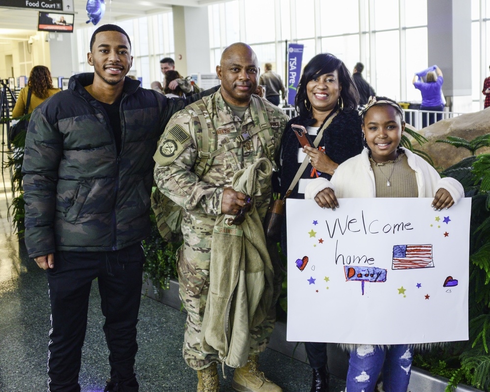 Guardsmen return to Tennessee from Middle East Deployment