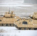 91st Brigade Engineer Battalion Bradley’s Train in the Snow of Grafenwoehr, Germany