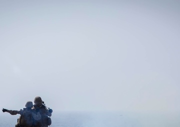 USS Essex Low Altitude Air Defense FIM-92 STLS Range