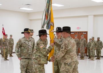 Oklahoma's 180th Cavalry honors one commander, welcomes another