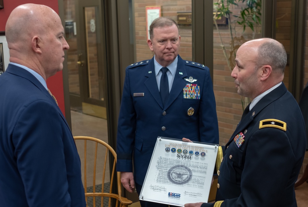 Lt. Gen. Scobee visits NYC