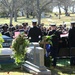 Rendering of Military Funeral Honors for Richard A. Overton