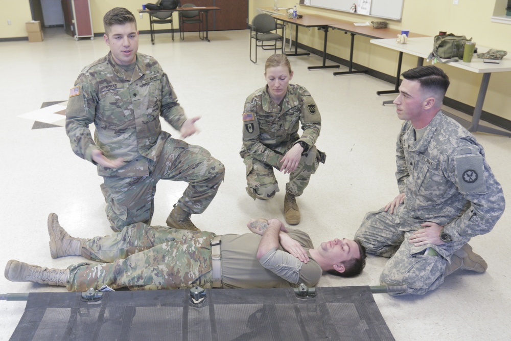 Soldiers Conduct Medic Training