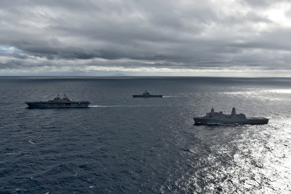 Cooperative Deployment with USS Wasp, USS Green Bay and JS Kunisaki