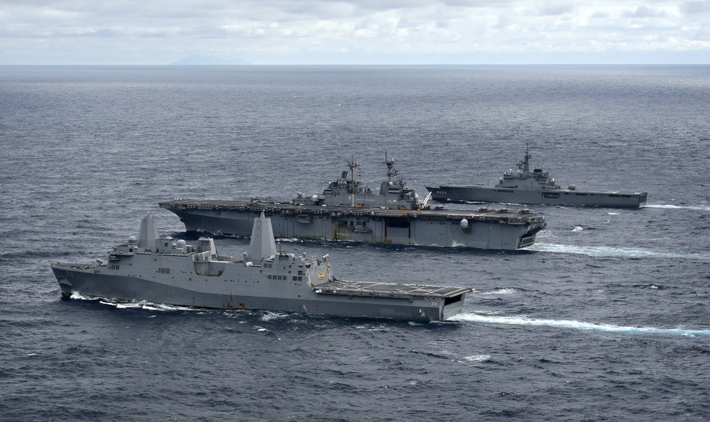 Cooperative Deployment with USS Wasp, USS Green Bay and JS Kunisaki