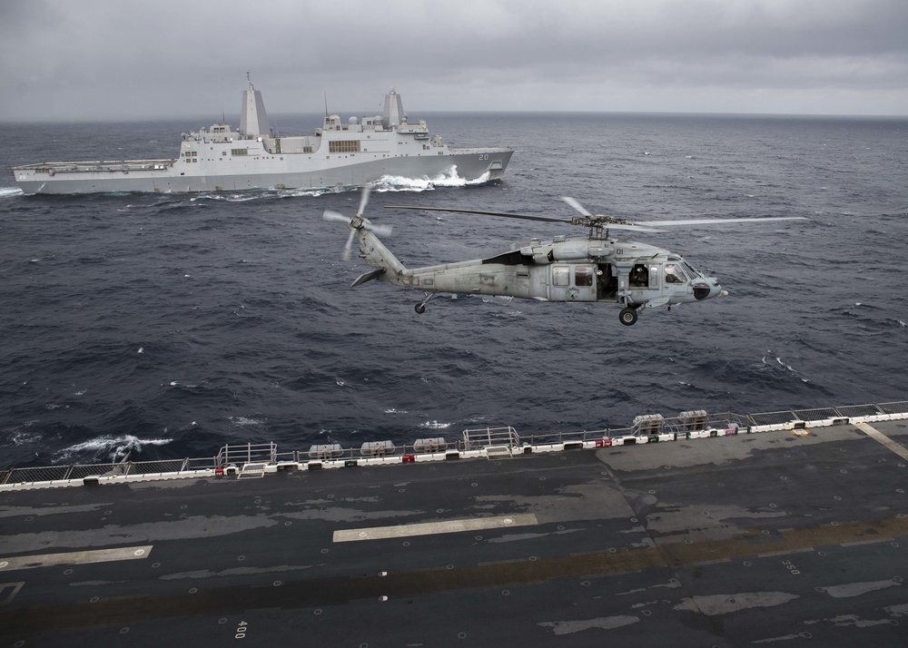 Cooperative Deployment with USS Wasp, USS Green Bay and JS Kunisaki