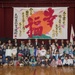 Girl Scouts write in the new year with Kakizome
