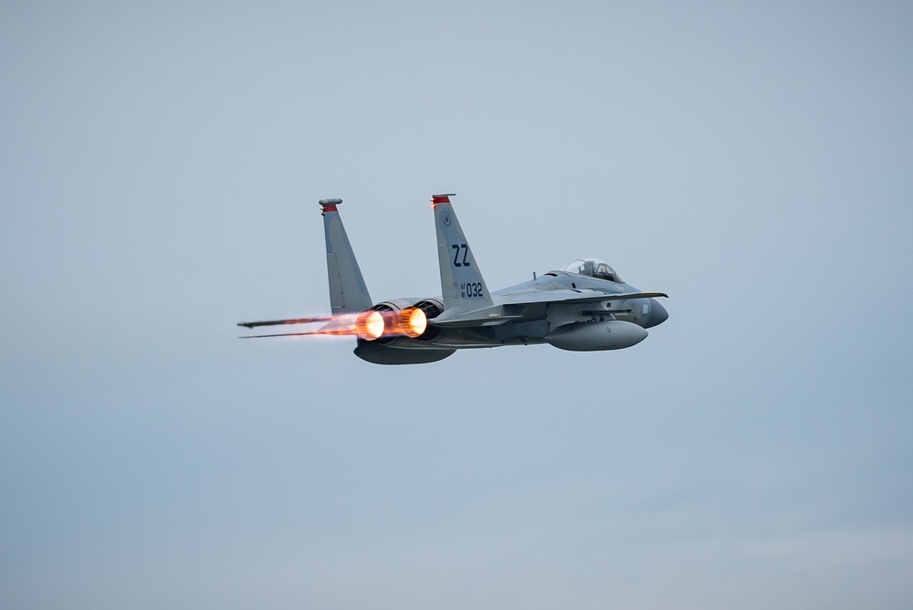 Kadena F-15C Eagles Takeoff